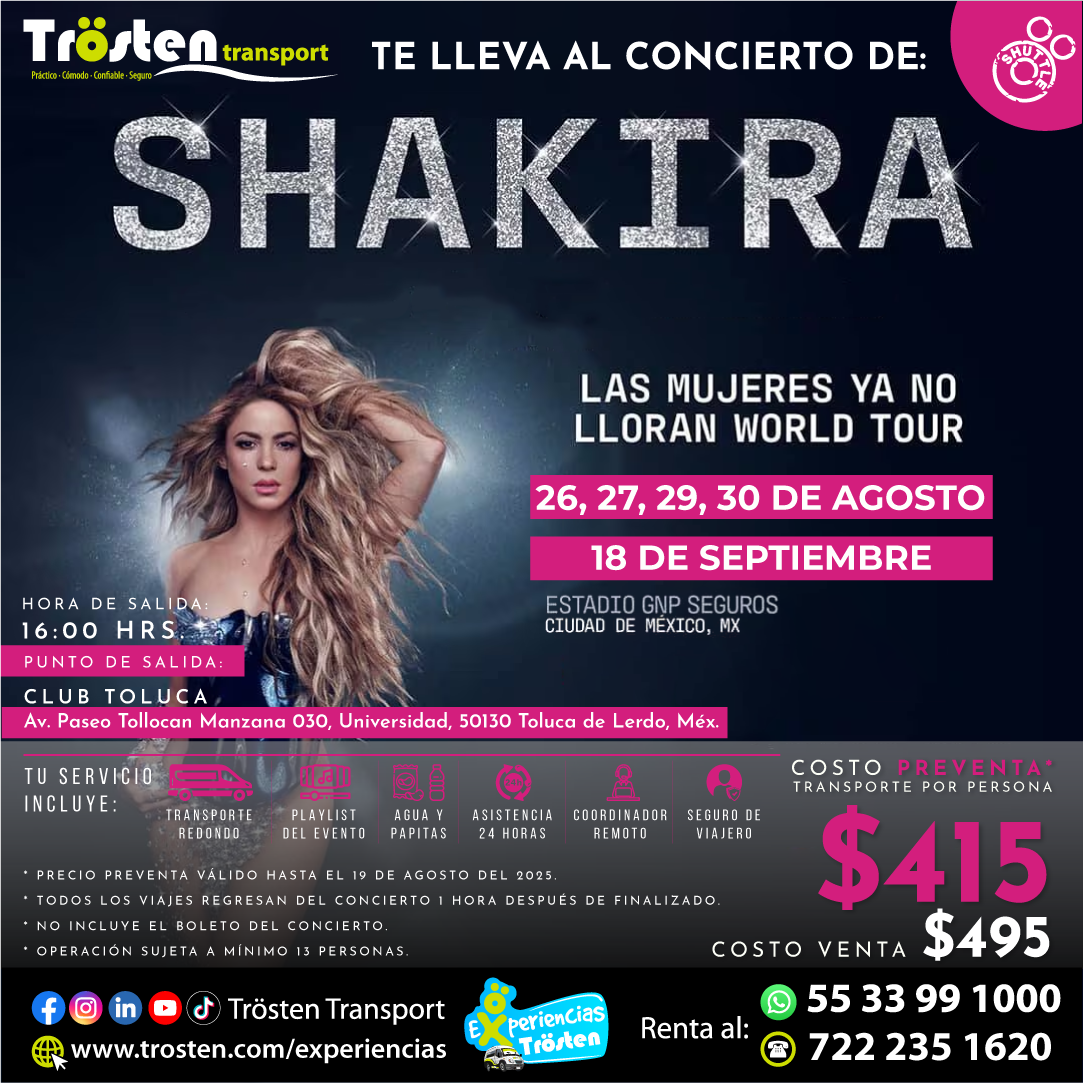 shakira trosten transport