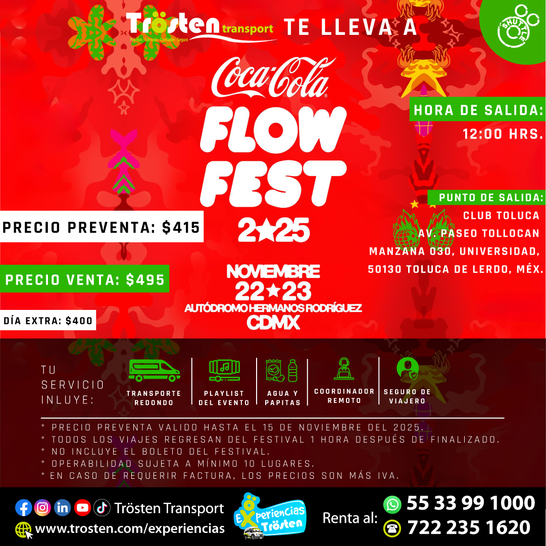 flow fest trosten transport