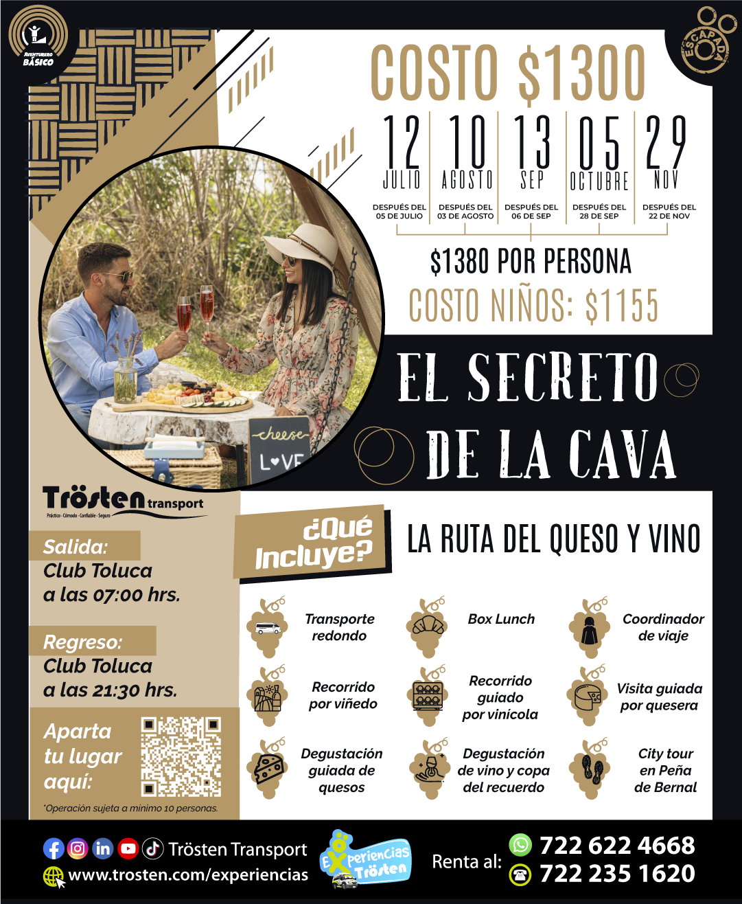 el secreto de la cava trosten transport viñedos transporte toluca queretaro