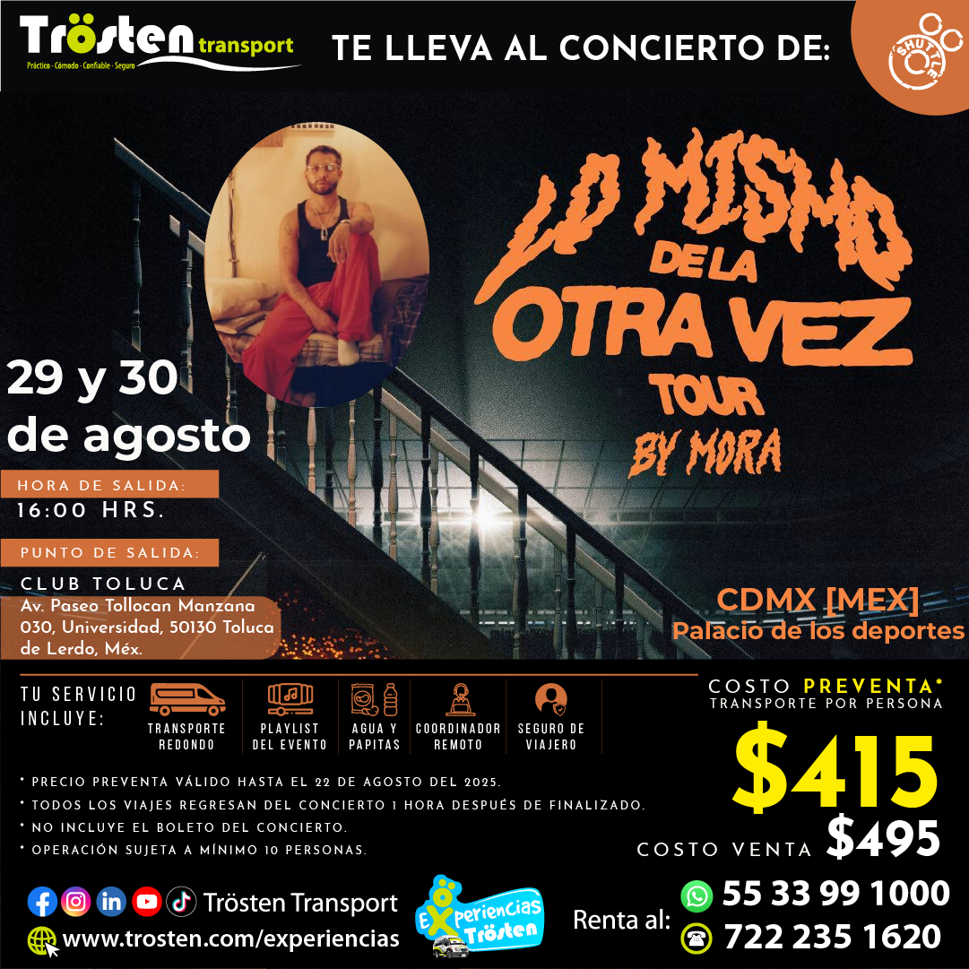 mora en concierto cdmx trosten