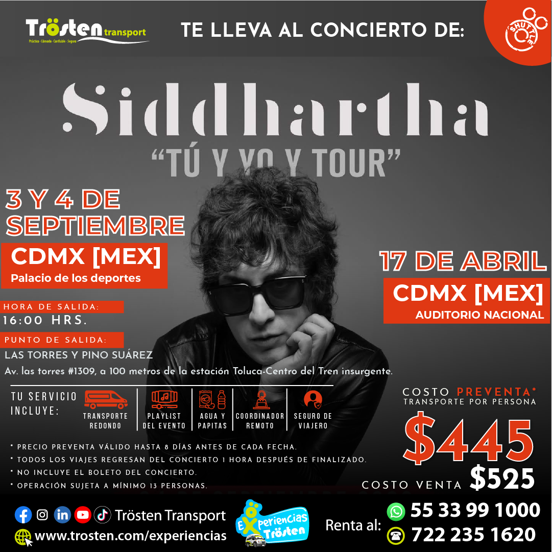 Siddhartha Tu y Yo y Tour (1)