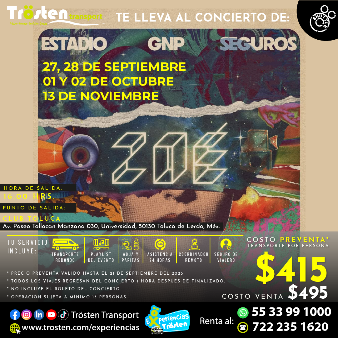 Zoé en concierto